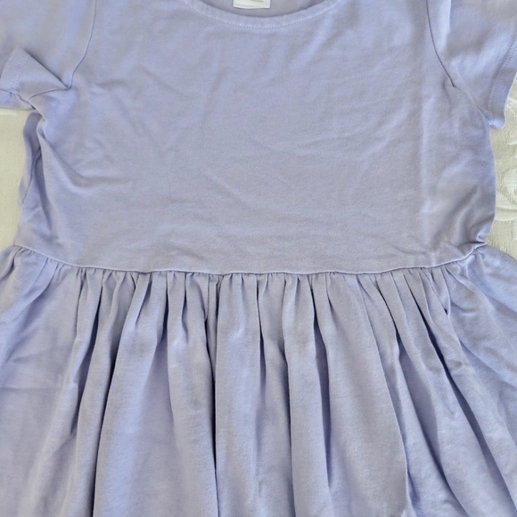 NWT Hanna Andersson Lavender Short Sleeve Dress Size 10 - Picture 3 of 9